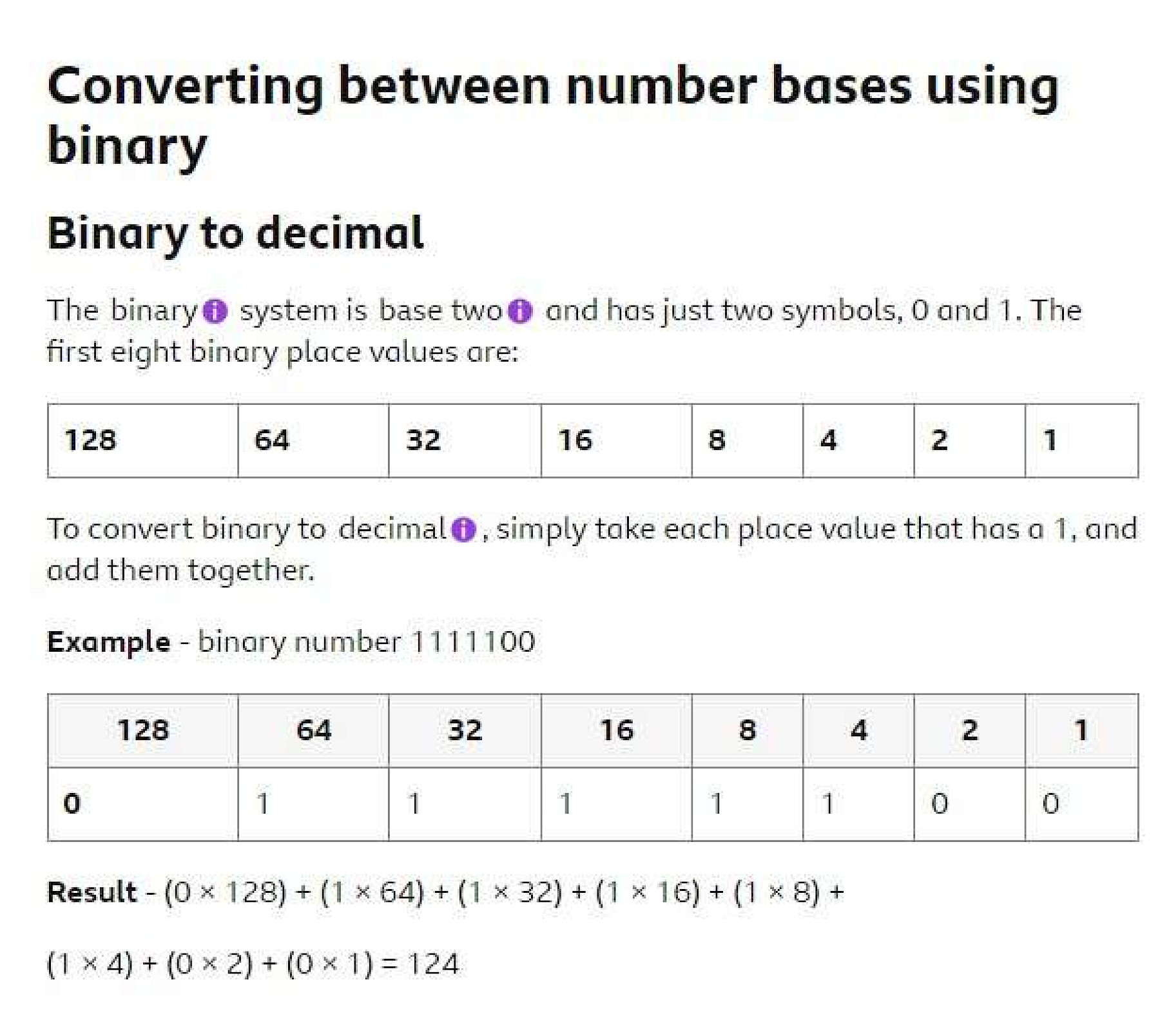 Converting binary to decimal = bit of fun for the GCHG Christmas quiz image